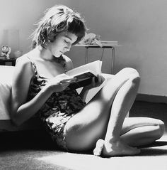 sexy girl reading